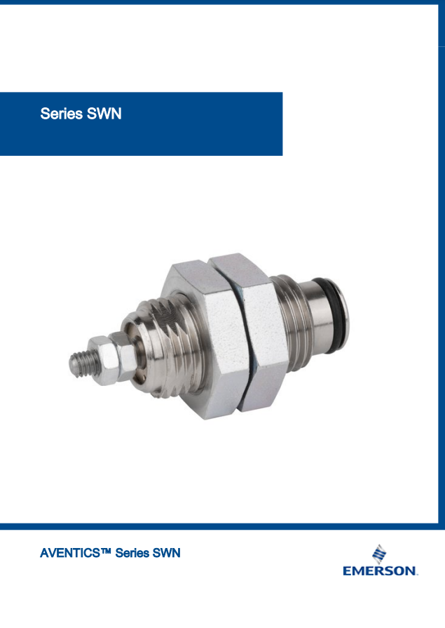 AVENTICS SWN USER DATA SWN SERIES: SCREW-IN CYLINDERS